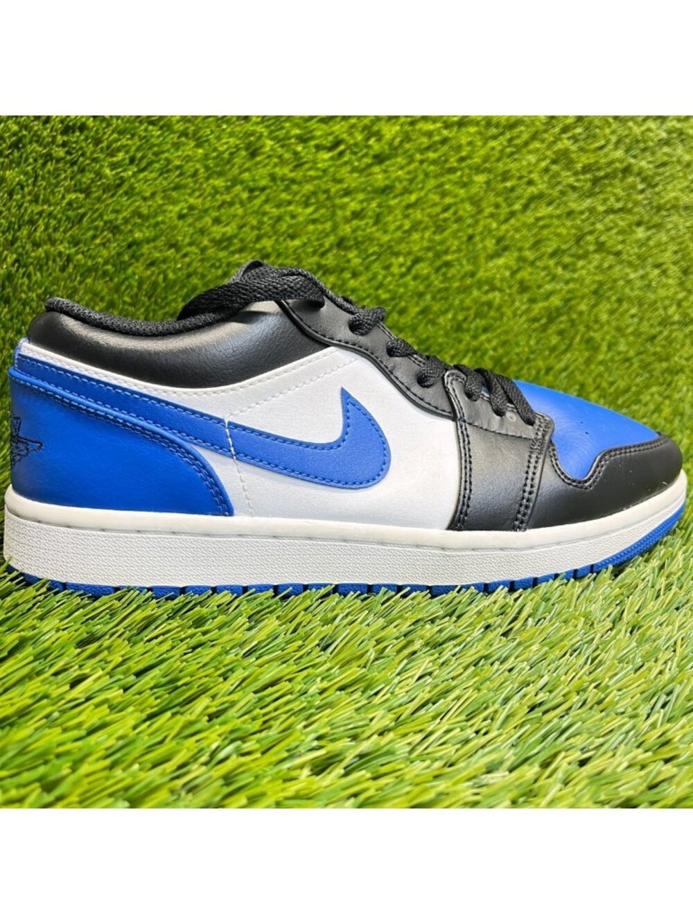 Nike Air Jordan 1 Low Mens Size 8 Blue Black Athletic Lifestyle Shoes Sneakers